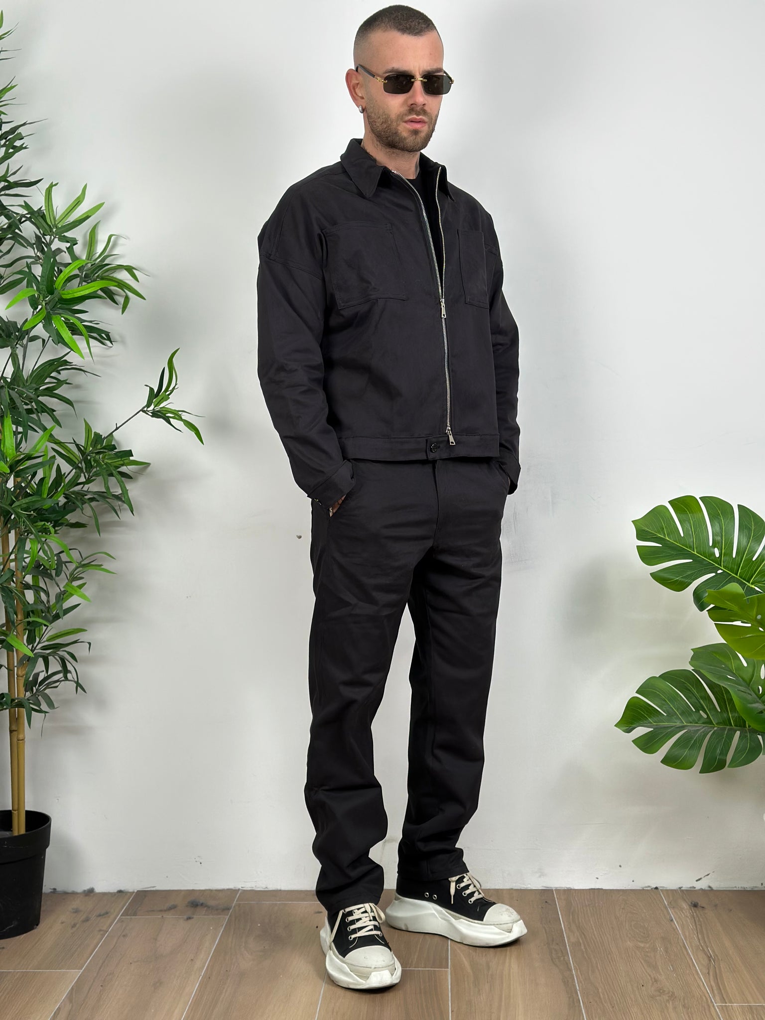 Coordinato gambardina zip