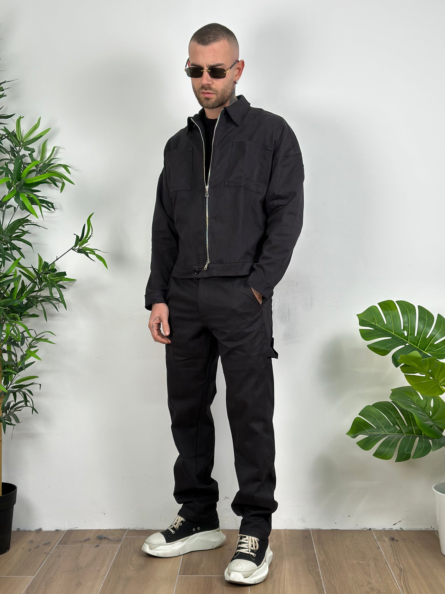 Coordinato gambardina zip