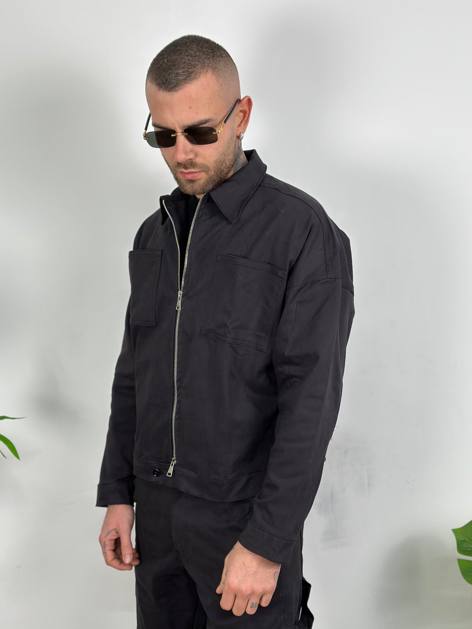 Coordinato gambardina zip