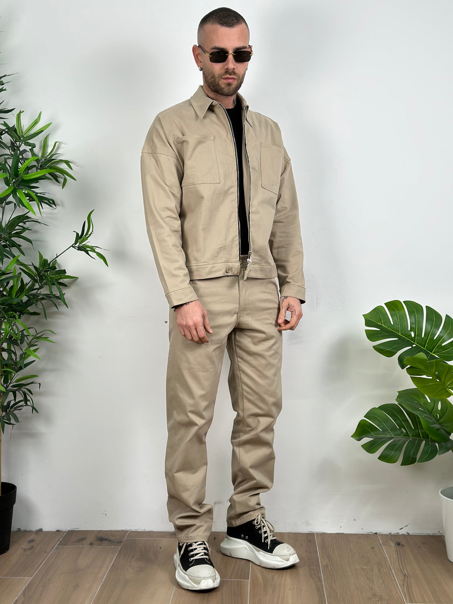 Coordinato gambardina zip