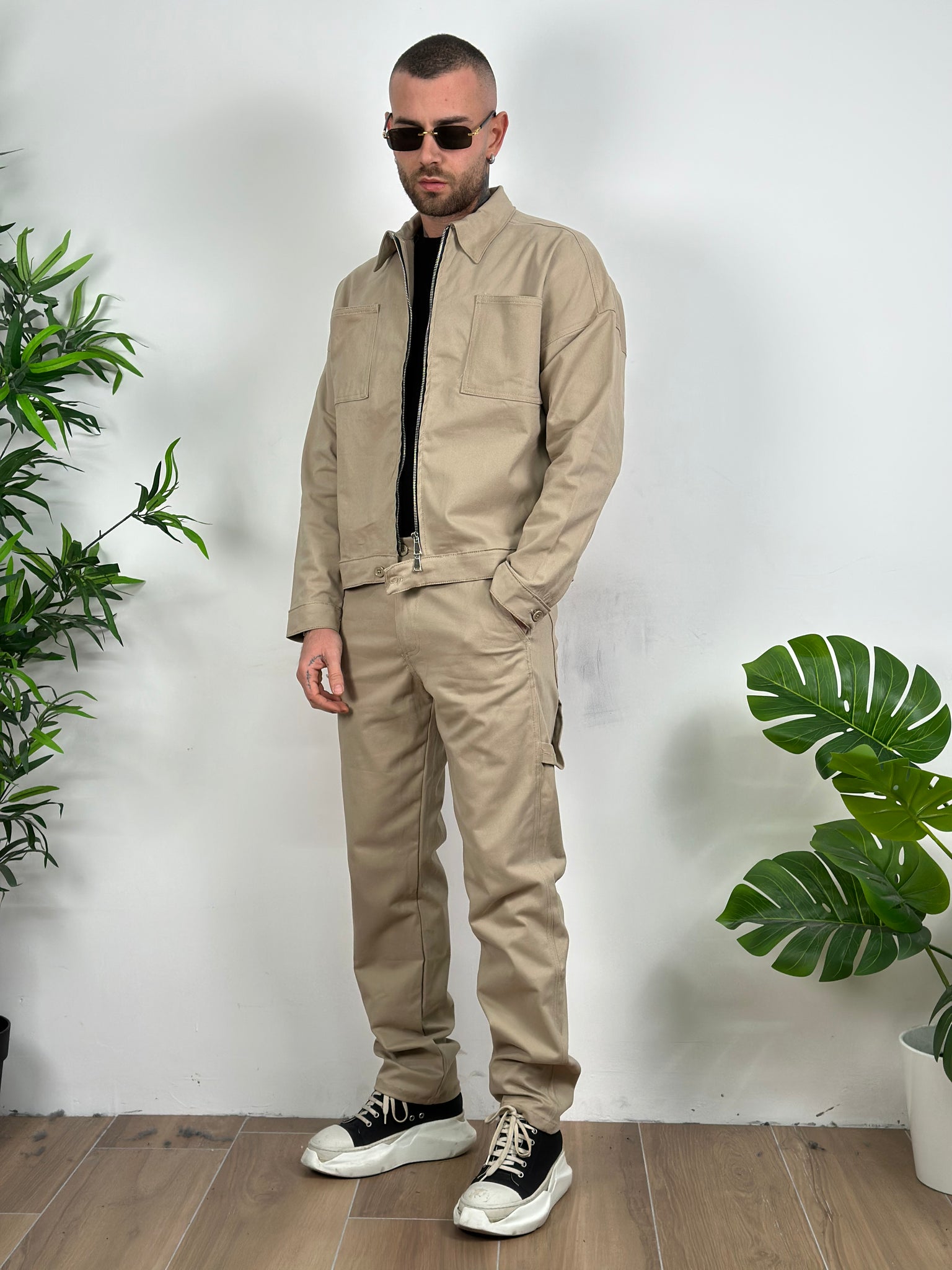 Coordinato gambardina zip