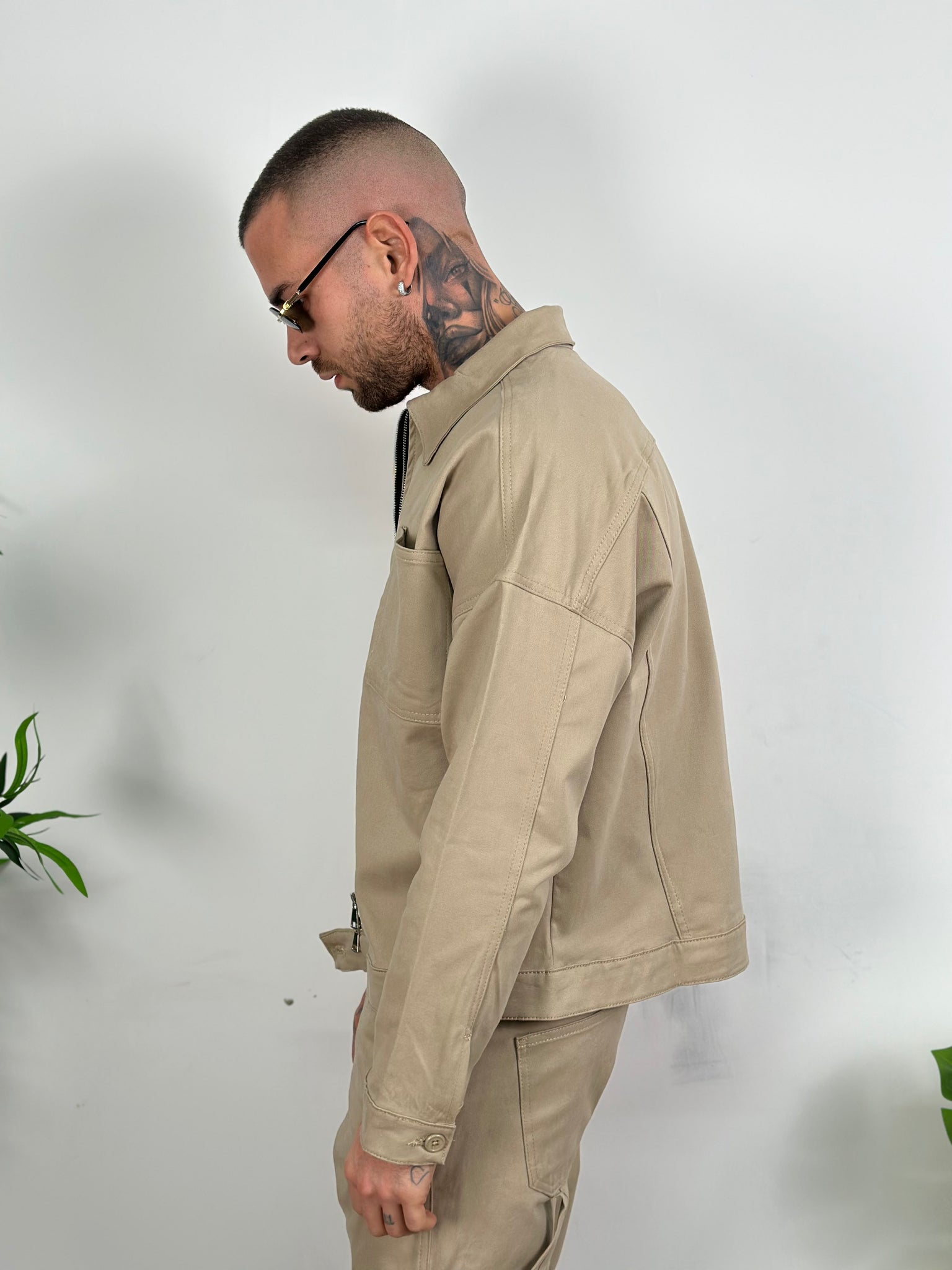 Coordinato gambardina zip