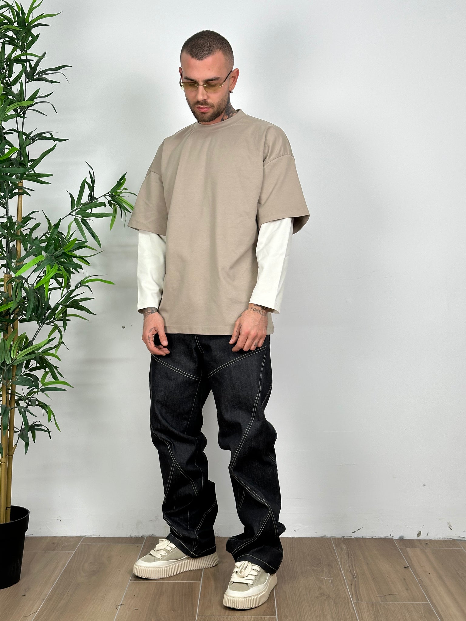 Shirt ambition double bicolor